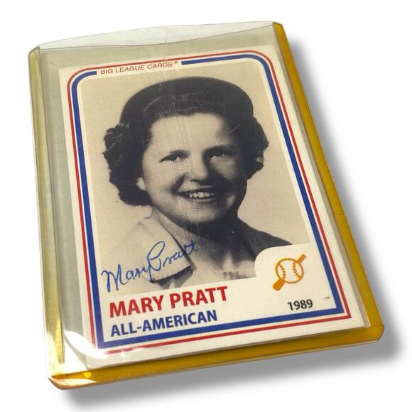 1994 Mary Pratt ALL-American 1989 Big League Cards Baseball Lot of 2 - Picture 2 of 4